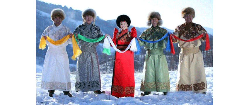 Khadag des mongols