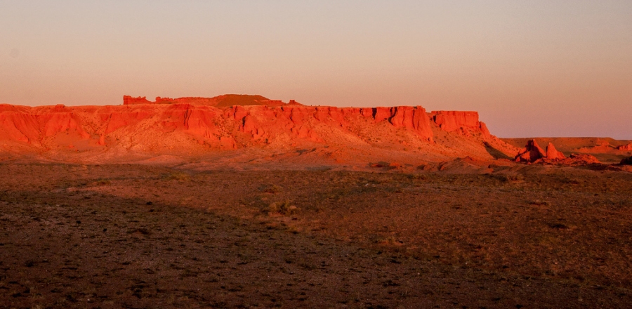 Les patries connues  des dinosaures en Mongolie