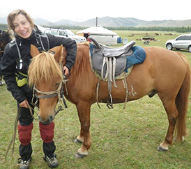Girl & horse