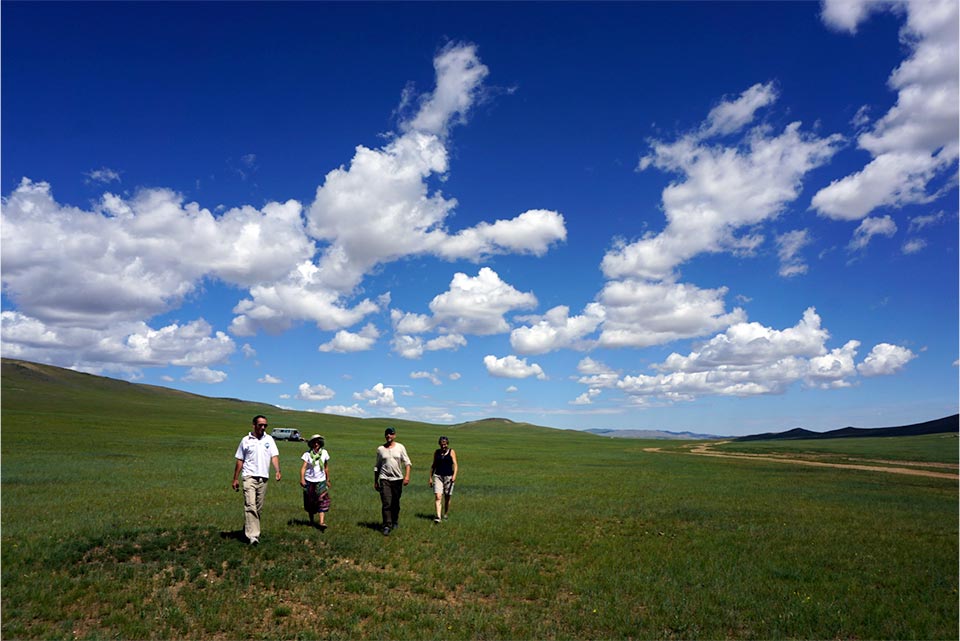 On the steppe mongolia