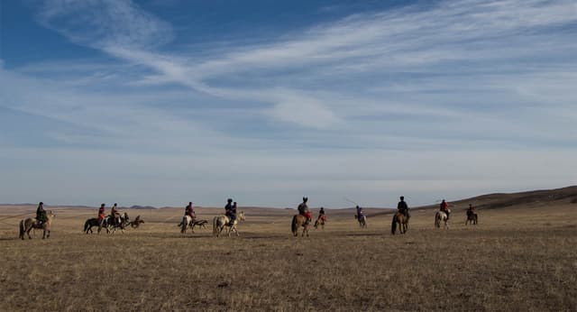 En Mongolie, 2 millions personnes peuvent monter à cheval en même temps