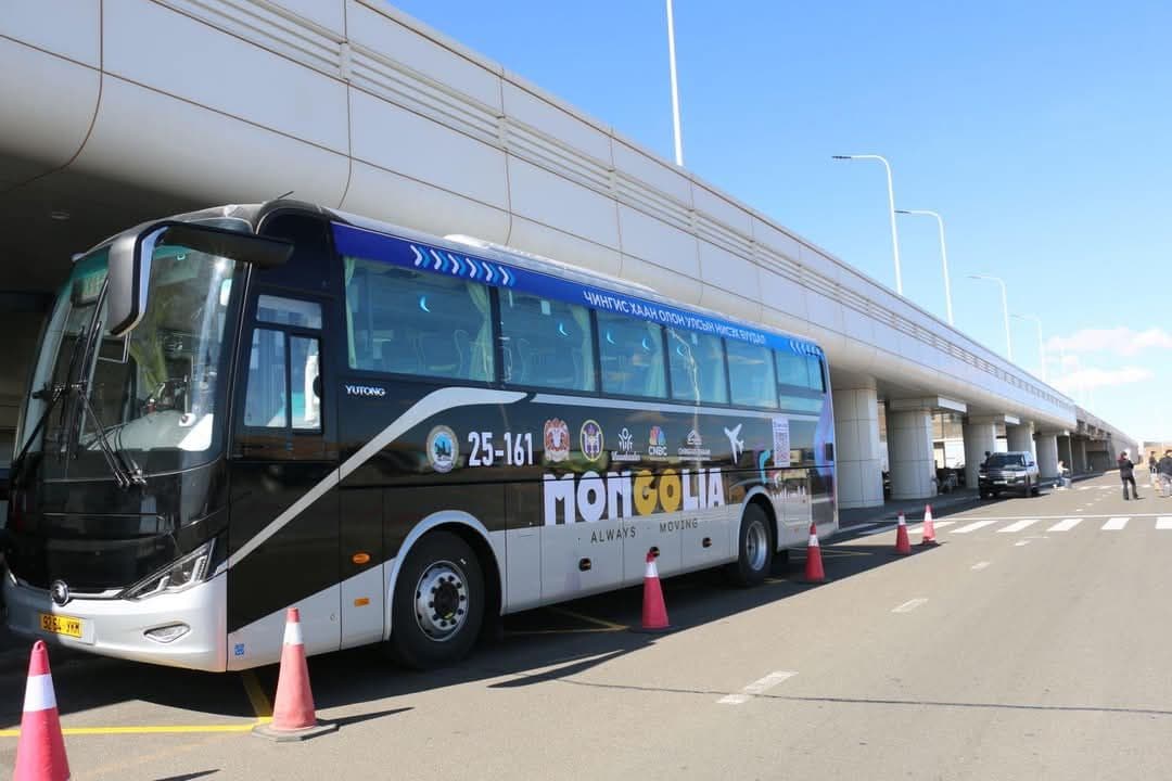 Mongolie airport - Shuttle bus