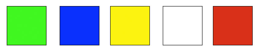 Les symboles des couleurs des Mongols