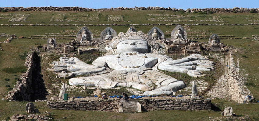 La plus belle rivière de l`est mongolie