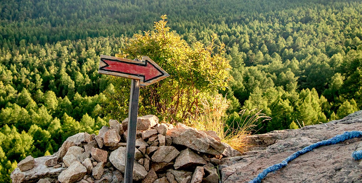 Monastère Tuvkhun au sommet de la montagne