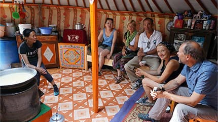 Au fil des yourte à Ulziit, la région de l’Arkhangaï