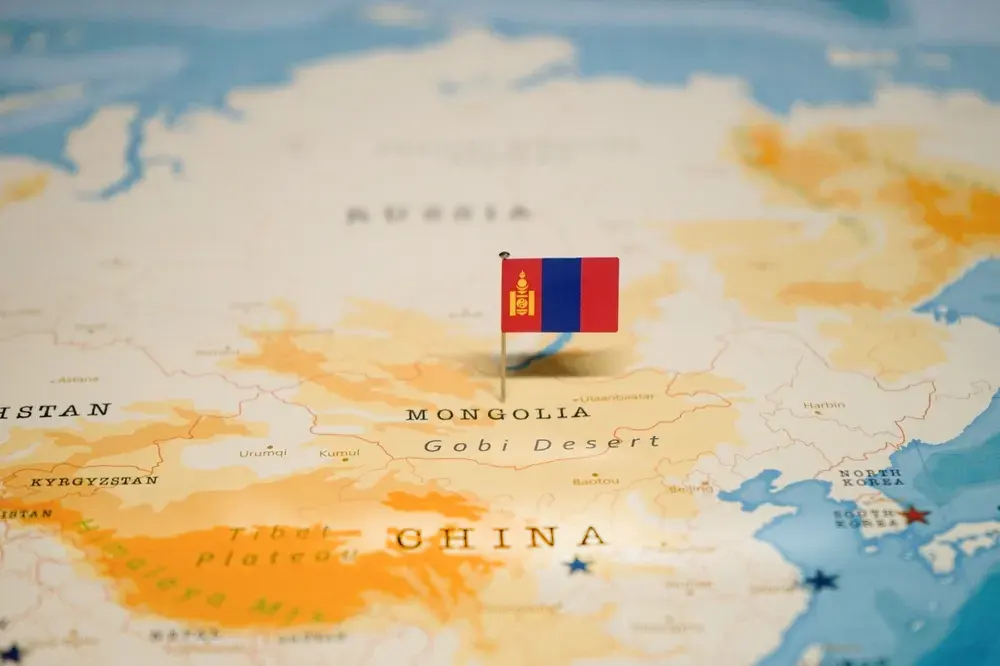 Map Mongolie