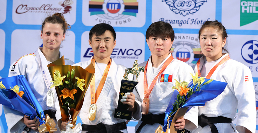 Judo : la Mongolie sur le podium à Bakou (Azerbaïdjan)